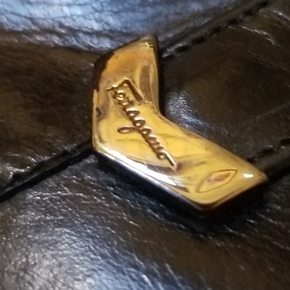 Salvatore Ferragamo tall black leather boots 6.5 - Picture 7 of 8